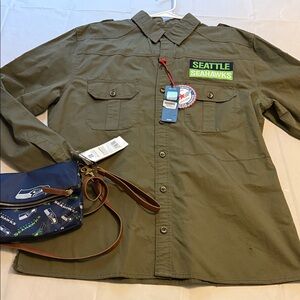 Seattle Seahawks Men's Olive shirt